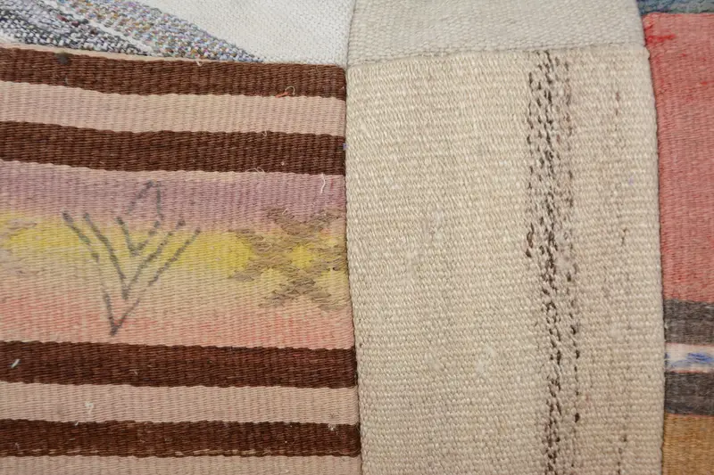 Vintage Kilim Pillow, Turkish Pillow, 16x36 Beige Pillow, Pillow for Couch, Nomadic Pillow, Cushion, Yoga Pillow Sham, Yoga Pillow Cover - 3