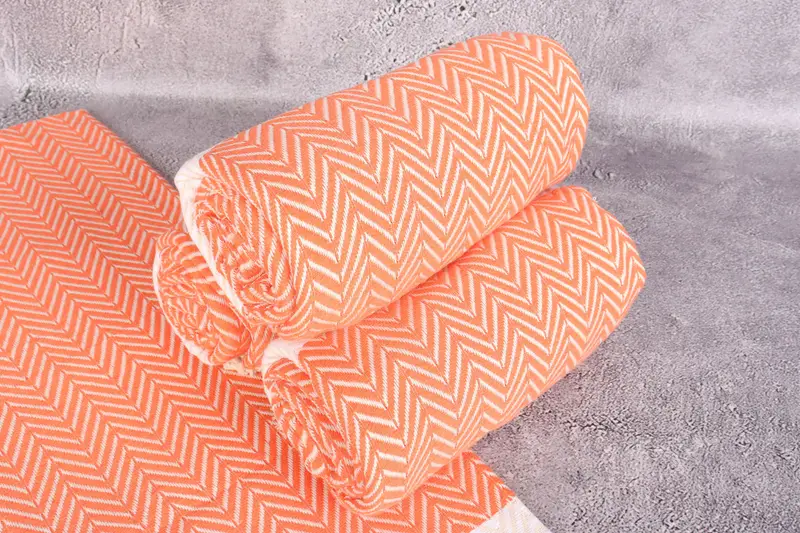 Wedding Favors, Bachelor Gifts, Customized Towels, Personalized Wedding Gift, Beach Theme Bachelorette Party Gifts, 70x40 Cotton Chevron Towel - 7