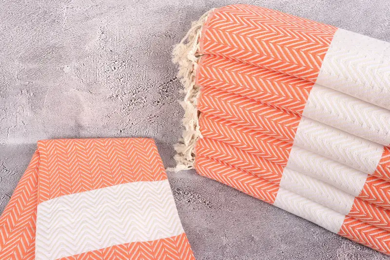 Wedding Favors, Bachelor Gifts, Customized Towels, Personalized Wedding Gift, Beach Theme Bachelorette Party Gifts, 70x40 Cotton Chevron Towel - 2