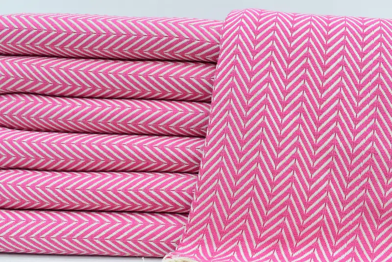 Peshtemal Towel, Handmade Turkish Towel, Gifts For Him, 70x40 Cotton Zig zag Towel, Custom Towel, Wedding Day Gift For Bride, Monogram Beach Towel - 2