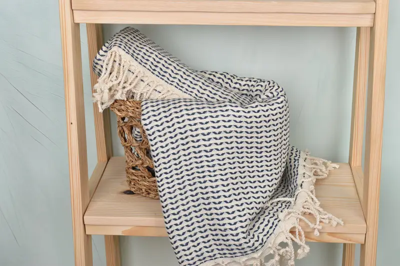 Personalized Gift For Her, Custom Wedding Gifts, Travel towel, Turkish Towel Set, Luxury towel, Summer Gift Ideas, 70x40 Cotton Diamond Towel - 4