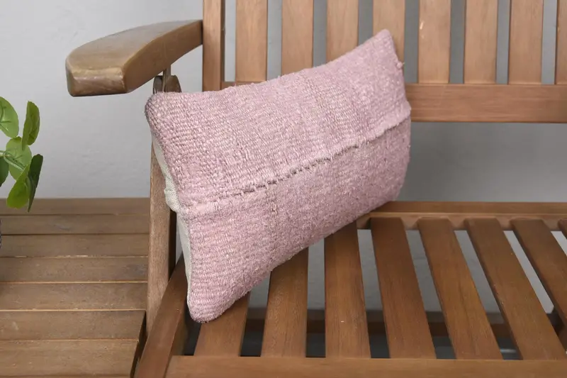 Toss Cushion Cover, Cushion, 8x16 Pink Cushion, Pillow for Sofa, Authentic Cushion Cover, Gift Pillow, Interior Designer Pillow, Couch Pillow Case - 2