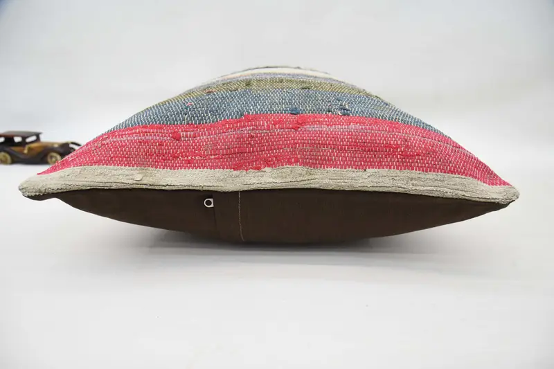 Office Chair Cushion, 20x28 Beige Pillow Cover, Pillow Sham, Handmade Kilim Cushion, Meditation Pillow, Kilim Pillow, Kilim Pillow Cover - 6