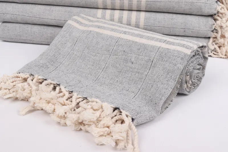 Anne için hediye, Türk plaj havlu monogram, nakış havlu, monogram plaj havlu, düğün hediyeleri havlu, 70x40 pamuklu çizgili havlu, düğün iyilik - 4