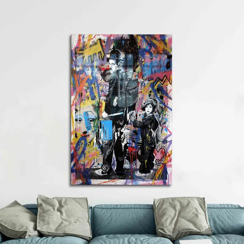 エレガントなプリントガラス: 日常使いに最適なモダンなデザイン