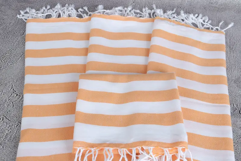 Personalized Bridesmaid Gift, Wedding Favors, Personalized Gifts, Small Bath Towels, Valentine Day Gift For Her, 44x20 Cotton Striped Towel - 4