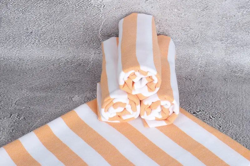 Personalized Bridesmaid Gift, Wedding Favors, Personalized Gifts, Small Bath Towels, Valentine Day Gift For Her, 44x20 Cotton Striped Towel - 7