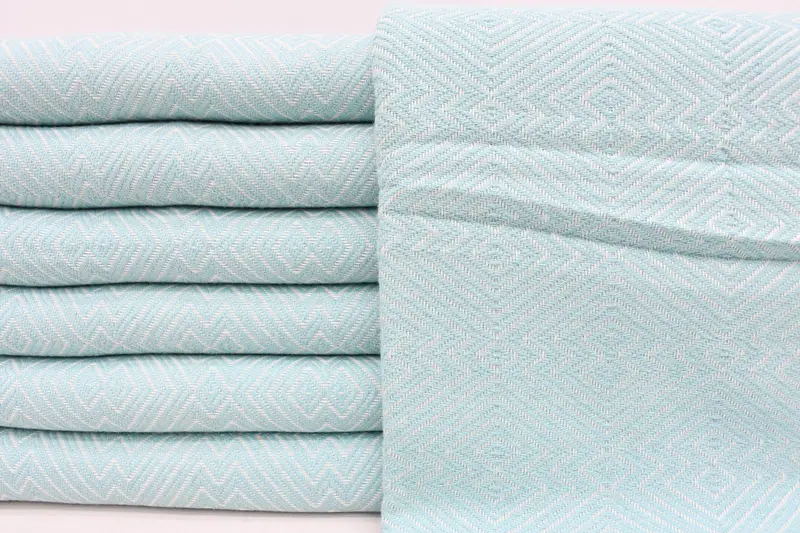 Holiday Towel, Organic Turkish towel, 76x40 Cotton Diamond Towel, Handwoven Turkish bath towel, Home Decor Gifts, Gift For Her, Custom Gifts - 1