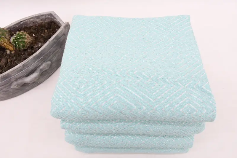 Holiday Towel, Organic Turkish towel, 76x40 Cotton Diamond Towel, Handwoven Turkish bath towel, Home Decor Gifts, Gift For Her, Custom Gifts - 4