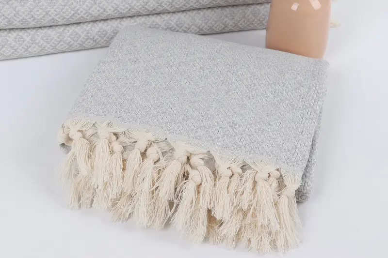 Valentines Gift, Hammam towel, 70x40 Cotton Diamond Towel, Summer Gift Ideas, Bachelorette Party Gift, Absorbent Turkish towel, Friends Beach Towel - 5