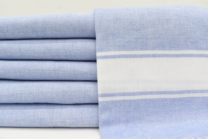 Custom Gift, 70x40 Cotton Striped Towel, Christmas Gift, Housewarming Gift, Yoga Towel, Embroidered Towel, Thin and lightweight Turkish peshtemal - 1