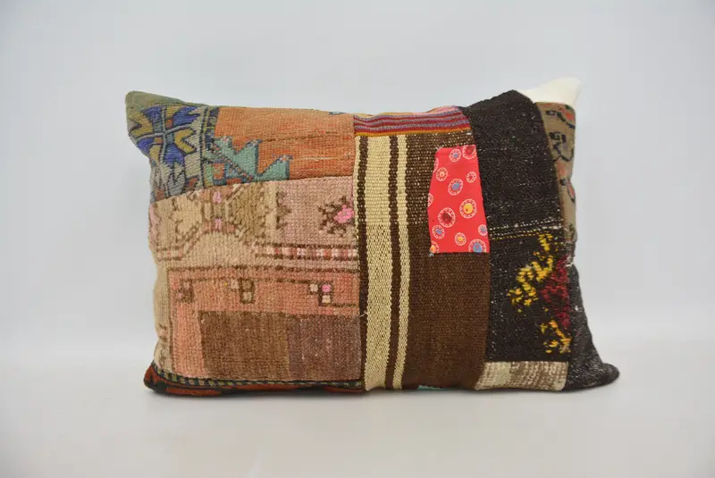 20x28 Brown Cushion Case, Pet Cushion Case, Cushion Case, One Of A Kind Pillow Sham, Kilim Pillow Cover, Turkish Kilim Pillow, Gift Pillow - 1