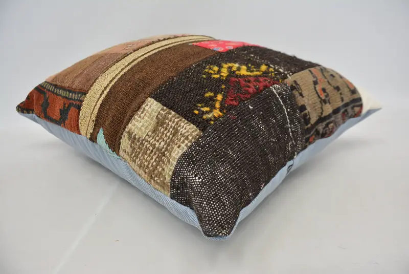 20x28 Brown Cushion Case, Pet Cushion Case, Cushion Case, One Of A Kind Pillow Sham, Kilim Pillow Cover, Turkish Kilim Pillow, Gift Pillow - 6