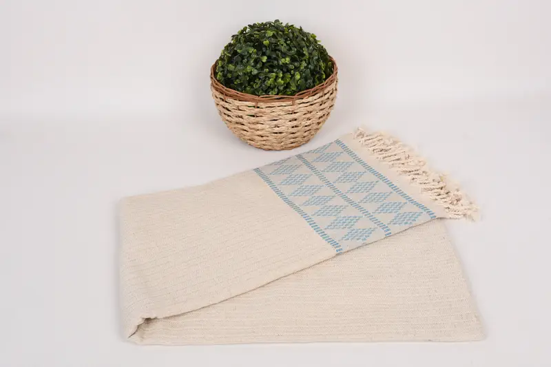 70x36 Linen Kilim Design Towel, Luxury towel, Absorbent towel, Wedding Day Gift For Bride, Home Decor Gifts, Beach Bachelorette Party Decorations - 4