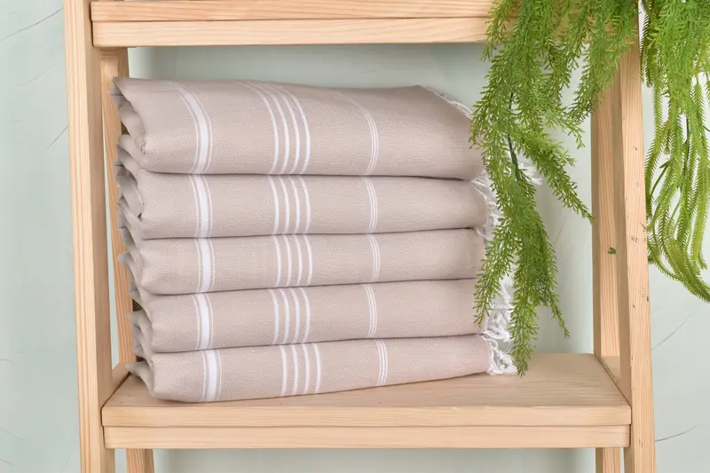Embroidery Towel, 70x40 Cotton Striped Towel, Bachelor Party Gifts, Custom Name Towel, Thin towel, Luxury towel, Personalized Turkish Towel - 1