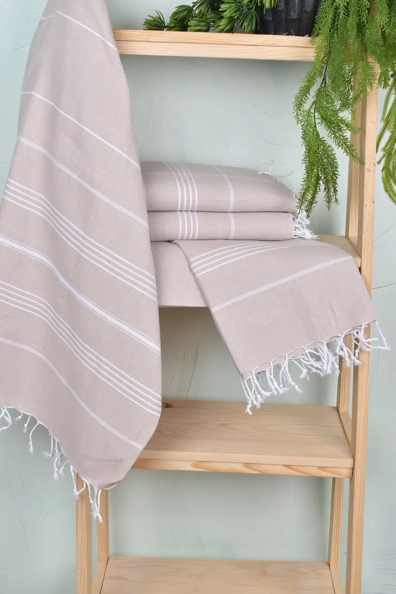 Embroidery Towel, 70x40 Cotton Striped Towel, Bachelor Party Gifts, Custom Name Towel, Thin towel, Luxury towel, Personalized Turkish Towel - 6