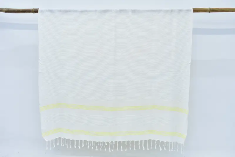 Custom Turkish Towel, Memorial Gift, Wedding Gifts Towel, Bachelor Bachelorette Party Favors, 68x36 Cotton Striped Towel, Organic towel, Guest Towel - 5