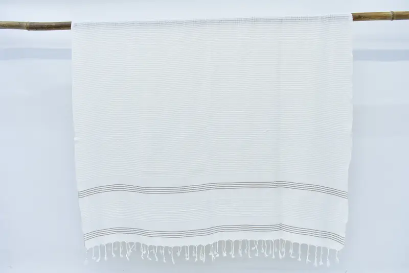 Custom Turkish Towel, Memorial Gift, Wedding Gifts Towel, Bachelor Bachelorette Party Favors, 68x36 Cotton Striped Towel, Organic towel, Guest Towel - 8