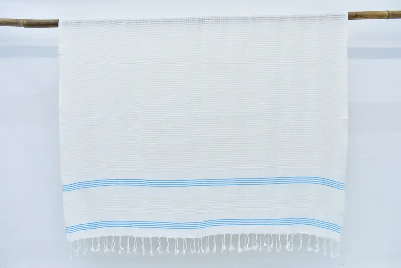 Custom Turkish Towel, Memorial Gift, Wedding Gifts Towel, Bachelor Bachelorette Party Favors, 68x36 Cotton Striped Towel, Organic towel, Guest Towel - 6