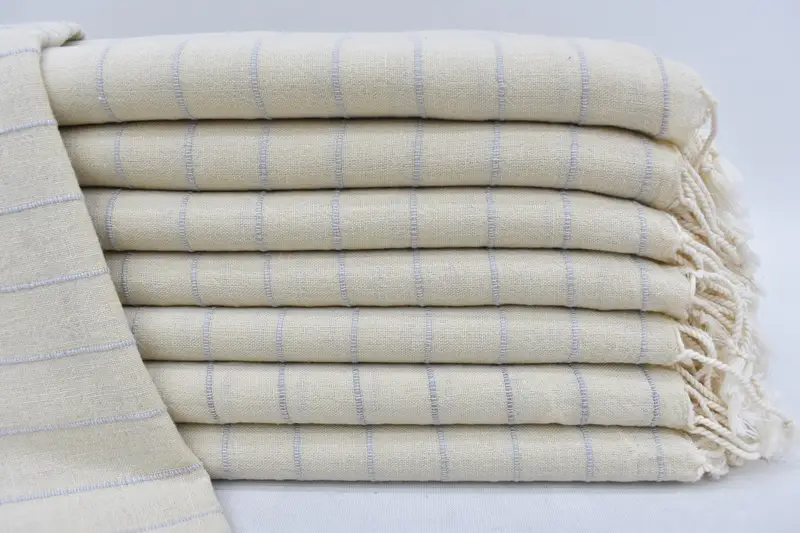 Peshtemal, Bachelor Towel, Organic cotton peshtemal for spa and beach, Organic towel, Fouta towel, 64x38 Linen Striped Towel, Personalized Gifts