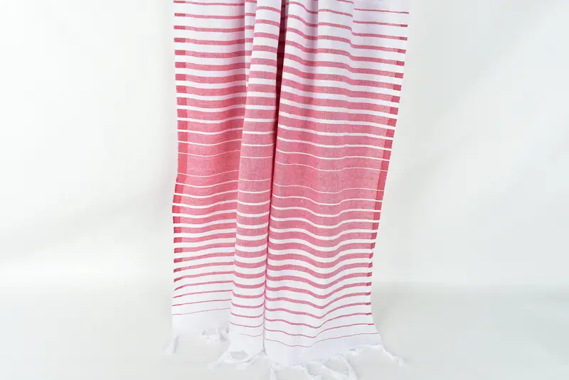 68x36 Cotton Striped Towel, Turkish Towel Bulk, Handmade Gift, Turkish beach towel, Sand-resistant towel, Boyfriend Christmas Gift, Scarf Towel - 8