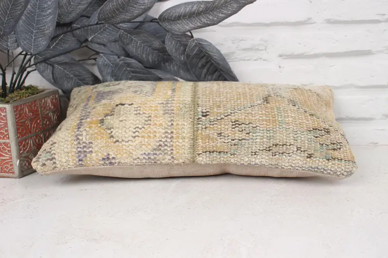 Vintage Kilim Pillow Pillow Cover, Pillow for Couch, Couch Cushion Case, Pillow Cover, Kilim Pillow, Vintage Pillow, 8x16 Orange Pillow Cover - 6