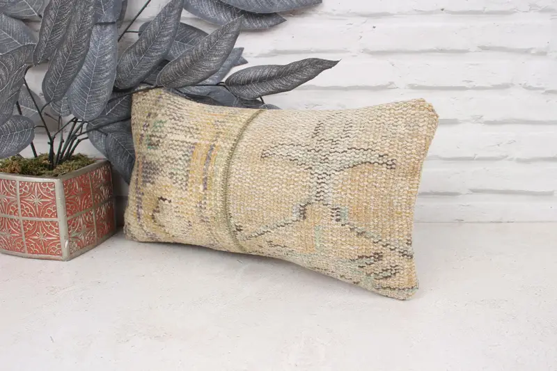 Vintage Kilim Pillow Pillow Cover, Pillow for Couch, Couch Cushion Case, Pillow Cover, Kilim Pillow, Vintage Pillow, 8x16 Orange Pillow Cover - 5