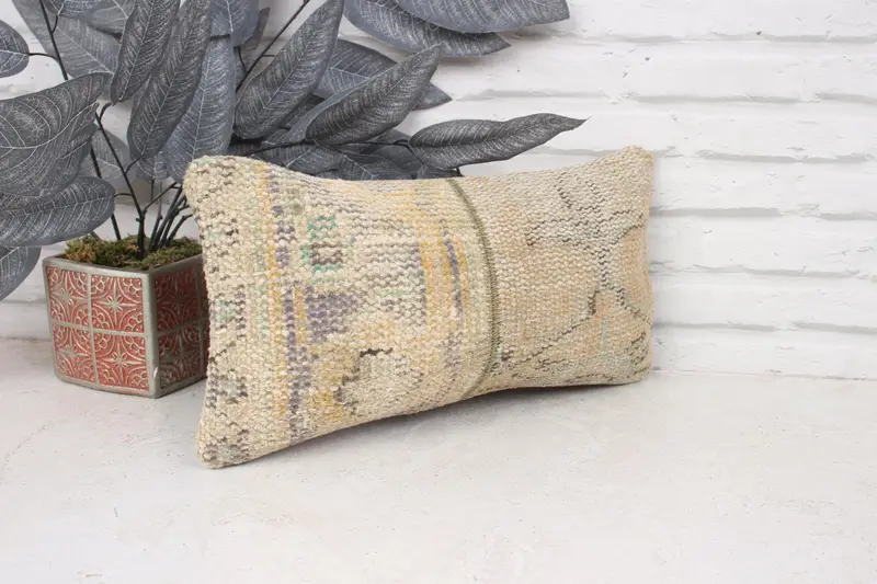 Vintage Kilim Pillow Pillow Cover, Pillow for Couch, Couch Cushion Case, Pillow Cover, Kilim Pillow, Vintage Pillow, 8x16 Orange Pillow Cover - 3