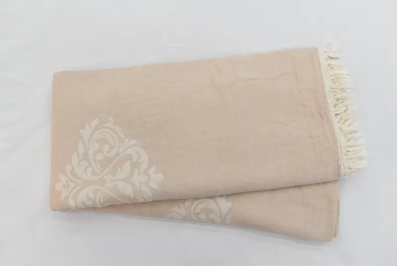 Best Wedding Gift, Personalised Gift, 70x60 Cotton Baroque Towel, Thanksgiving Tablecloth, Woven Blanket, Throw Blanket Couch, Boho Throw Blankets - 3
