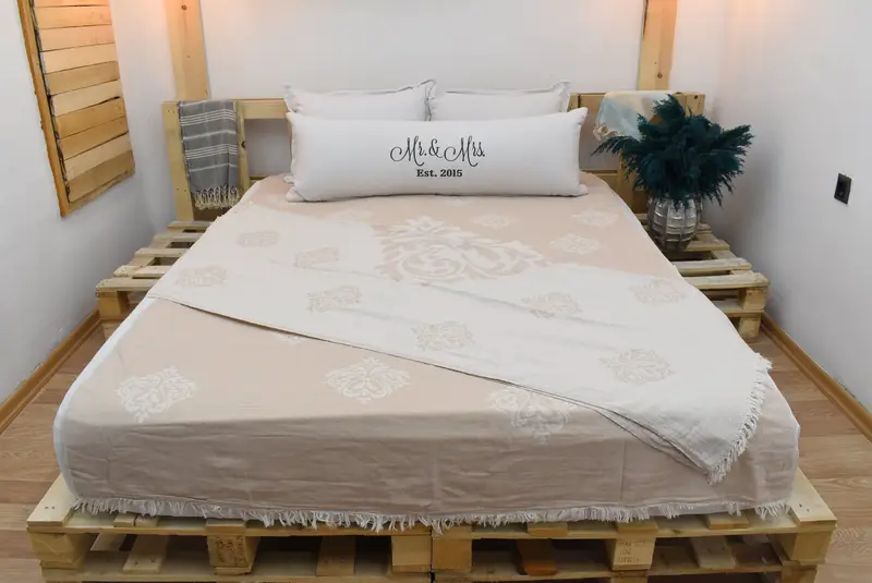 Best Wedding Gift, Personalised Gift, 70x60 Cotton Baroque Towel, Thanksgiving Tablecloth, Woven Blanket, Throw Blanket Couch, Boho Throw Blankets - 8