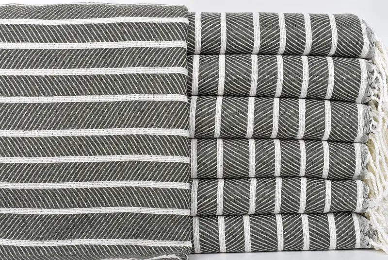 Best Friend Gift, Mexico Bachelorette Party Gifts, Summer Gift, Gift For Boyfriend, Turkish beach towel, Gym Towel, 70x40 Bamboo Herringbone Towel - 1