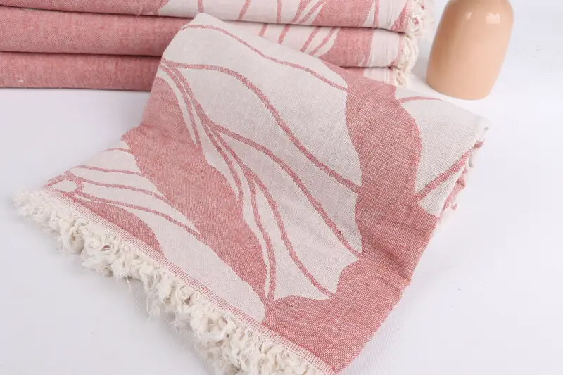 68x40 Cotton Floral Patterned Towel, Beach Wedding Favor, Gift For Him, Engagement Gift, Custom Name Towel, Quick-Dry Beach Towel, Wedding Gift - 5
