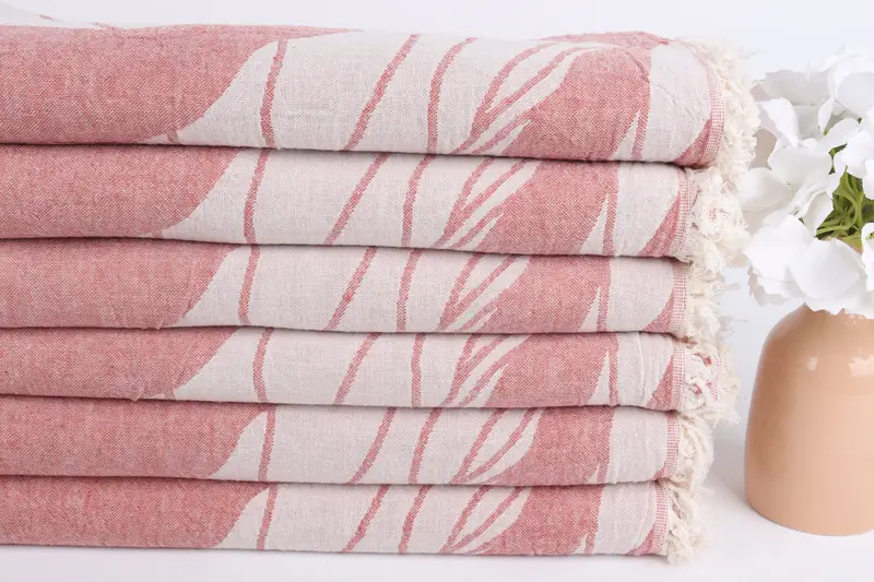 68x40 Cotton Floral Patterned Towel, Beach Wedding Favor, Gift For Him, Engagement Gift, Custom Name Towel, Quick-Dry Beach Towel, Wedding Gift - 4