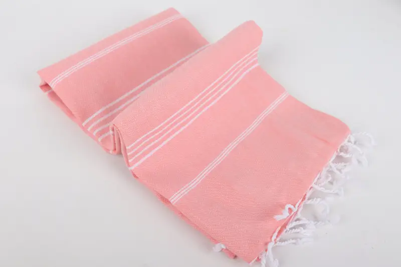 Bath towel, Turkish fouta towel for outdoor use, Unique Gift, Cute Beach Towel, Turkish hand towel, Monogram Beach Towel, 70x40 Cotton Striped Towel - 6