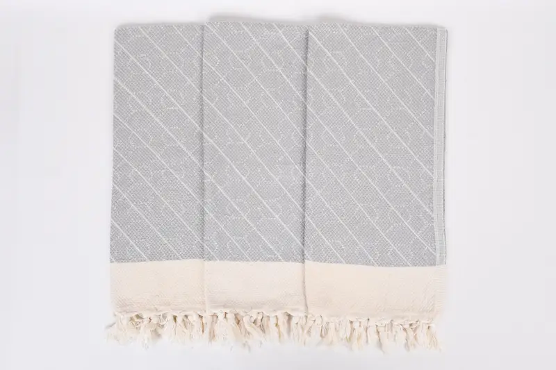 Custom Gifts, Bridesmaid Gifts, 36x18 Cotton Geometric Towel, Spa Towel, Girl Trip Party Favor, Monogram Kitchen Towel, Turkish Hand Towel - 7