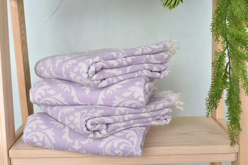 Organic Turkish towel, Gifts For Him, Fouta towel, Kids Beach Towel, Unique Wedding Gift, 68x36 Cotton Baroque Towel, Bridesmaid Gifts Personalized - 8