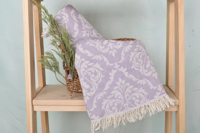 Organic Turkish towel, Gifts For Him, Fouta towel, Kids Beach Towel, Unique Wedding Gift, 68x36 Cotton Baroque Towel, Bridesmaid Gifts Personalized - 5