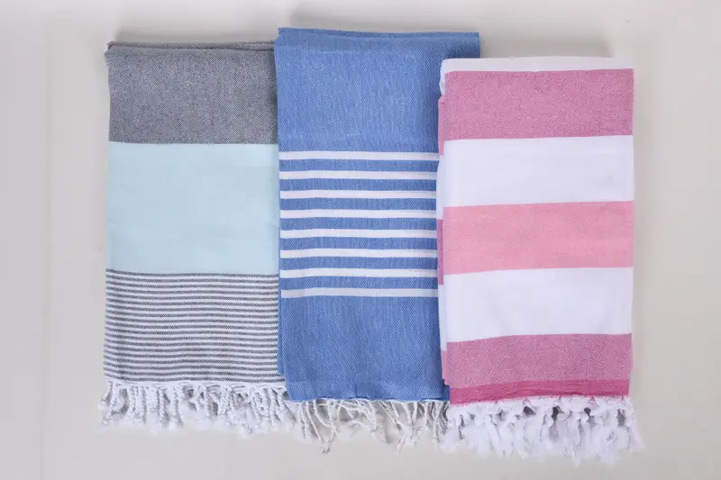 Hammam Towel USA, Cotton towel, 70x40 Cotton Set of 8 Towel, Monogram Turkish Bath Towel, Sand-free towel, Customized Towels, Travel towel - 7
