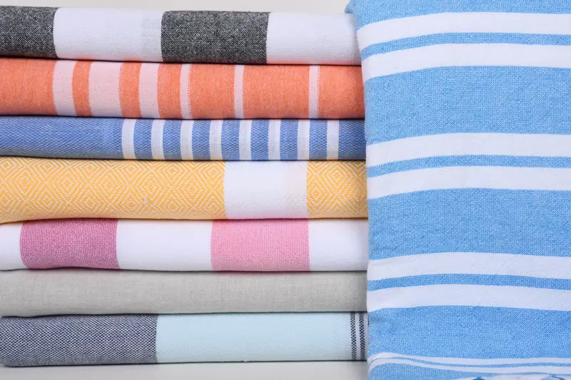 Hammam Towel USA, Cotton towel, 70x40 Cotton Set of 8 Towel, Monogram Turkish Bath Towel, Sand-free towel, Customized Towels, Travel towel - 1