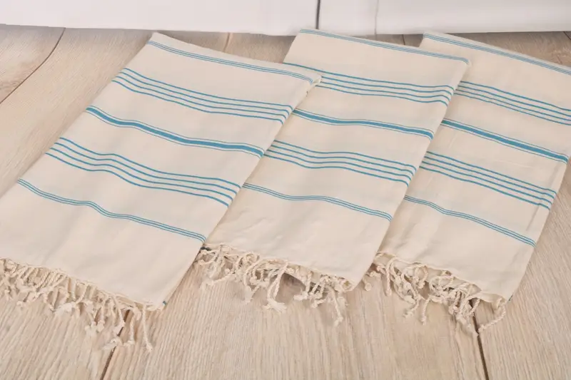Bridesmaid Gift, Wedding Gifts Towel, Hammam towel, Mother Of The Groom Gift, 70x40 Linen Striped Towel, Custom monogram Turkish beach towel USA - 6