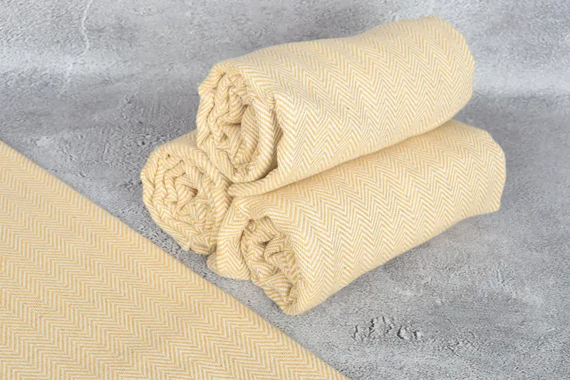 70x40 Cotton Herringbone Towel, Wedding For Favor, Eco-friendly Turkish peshtemal towel, Custom Wedding Gift, Beach Towel Bulk, Custom Wedding Gifts - 8