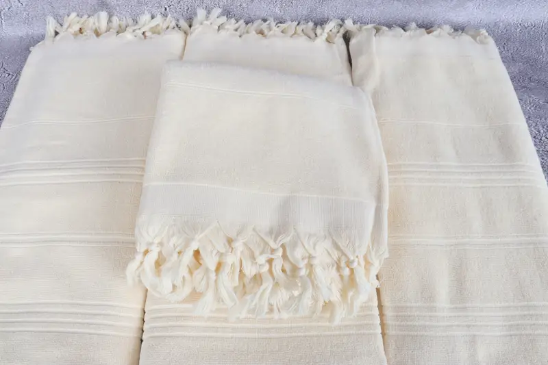 Personalized Bridesmaid Gift, Personalised Gift, Personalized Turkish Towel, 70x36 Cotton Striped Terry Towel, Best Friend Gift, Luxury Beach Towel - 4