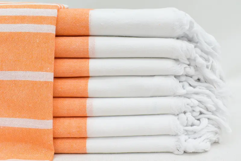 Kitchen Towel, 40x20 Cotton Striped Towel, Engagement Gift, Beach Theme Bachelorette Party, Personalized Kitchen Towel, Spa Towel, Small Bath Towels - 1
