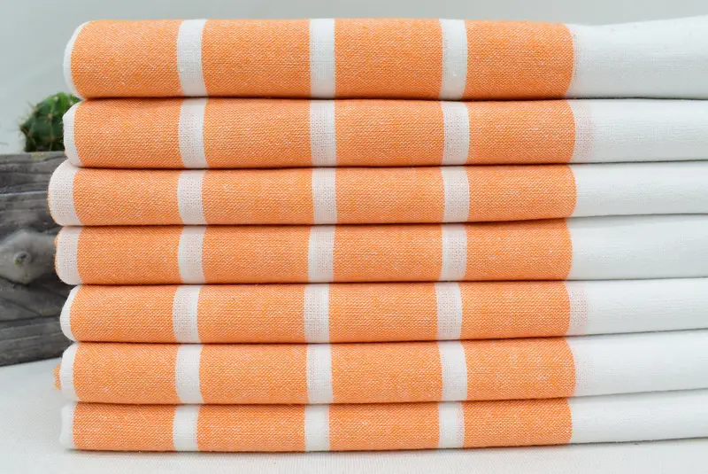 Kitchen Towel, 40x20 Cotton Striped Towel, Engagement Gift, Beach Theme Bachelorette Party, Personalized Kitchen Towel, Spa Towel, Small Bath Towels - 3