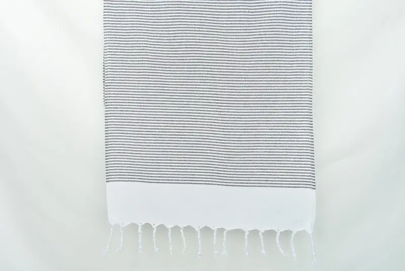 Kişiselleştirilmiş Yemek Havlu, 40x18 Pamuklu Çizgili Havlu, Kişiselleştirilmiş Hediye, Monogramlı El Havlusu, Çift İçin Kişiselleştirilmiş Düğün Hediyesi, Organik Havlu - 8