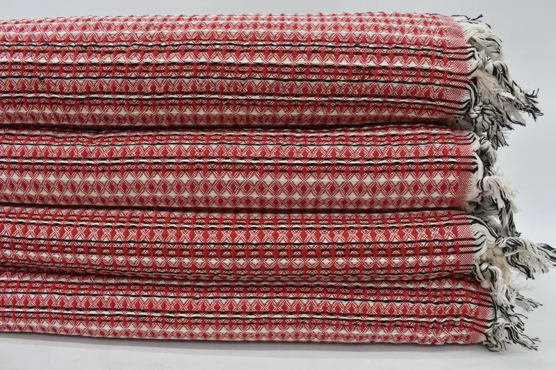 Housewarming Gift, Valentines Day Gift, Bachelorette Party Gifts For Bride, 96x70 Cotton Striped Towel, Throw Blanket, Custom Wedding Gifts - 2