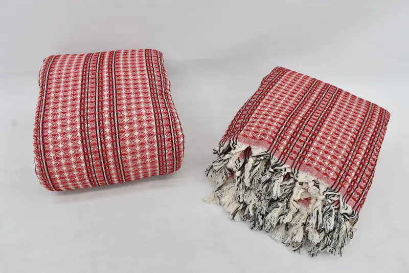 Housewarming Gift, Valentines Day Gift, Bachelorette Party Gifts For Bride, 96x70 Cotton Striped Towel, Throw Blanket, Custom Wedding Gifts - 5