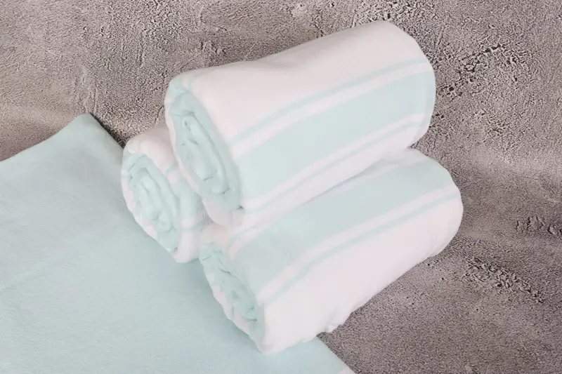 Wedding Gift Ideas, Lightweight Turkish towel, Bulk Order Towel, Monogram Turkish Towel, Travel Towel, 68x36 Cotton Striped Terry Towel, Thin towel - 7