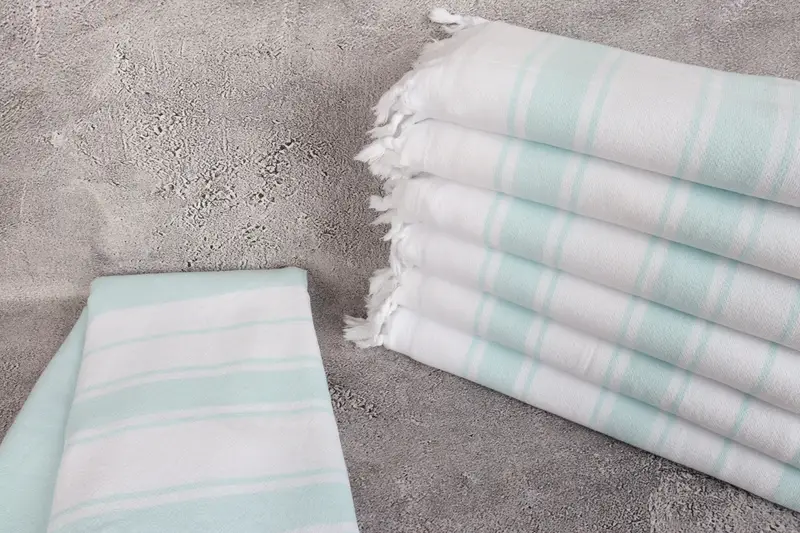 Wedding Gift Ideas, Lightweight Turkish towel, Bulk Order Towel, Monogram Turkish Towel, Travel Towel, 68x36 Cotton Striped Terry Towel, Thin towel - 2