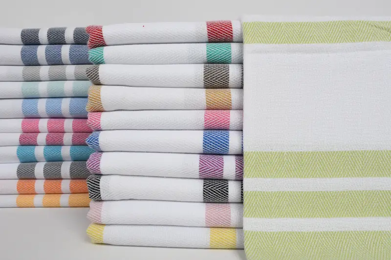 Organic towel, Bachelorette Favors Beach, Gift For Coworker, Beach Towel Gift, Custom Bath Towel, Wedding Favors, 70x40 Cotton Herringbone Towel - 1